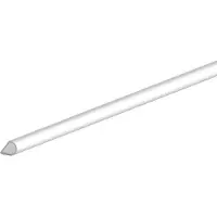 Elton Ellen Türanschlagdichtung 232 selbstkl. Silikon weiss, Br 9,5mm x H 6,5mm,L 25mtr