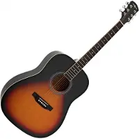 Gear4Music Dreadnought-Akustikgitarre von Sunburst