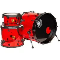SJC Custom Drums SJC Josh Dun Torch Shell Set 3-teilig Red Acrylic
