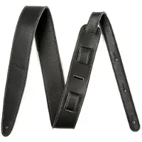 Fender Artisan Ledergitarrengurt 2" Schwarz