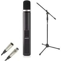 AKG C1000S MK IV Kleinmembran-Kondensatormikrofon mit Ständer und Kabel