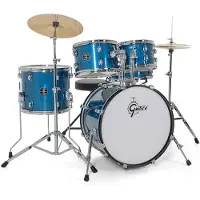 Gretsch drums Gretsch Renegade 20" Drum Kit mit Hardware und Becken Blue Sparkle