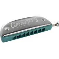 Hohner Chrometta Colour 8 C-Dur Himmelblau