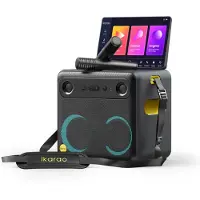 Ikarao Break X2, 300 W, Kabellos, MicroSD (TransFlash), 3,5 mm, 25,6 cm (10.1"), IPS