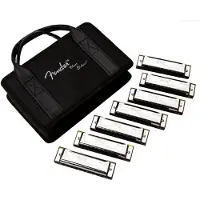 Fender Blues Deluxe Mundharmonika Komplettset mit Etui