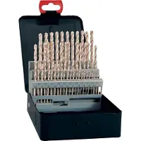 Magni Spiralbohrer-Set DIN338 HSS geschliffen Typ N 6-10mm FORTIS