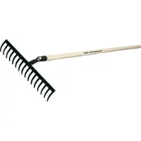 Magni Format 4011798496407 – bau-/Gartenrechen 16 zinken. m. Stiel 150 cm