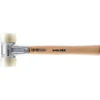HALDER Schonhammer Baseplex Länge 340mm Kopf-Durchmesser 50mm 900g weiß - Nylon - 3908050