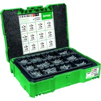 Spax Sortimentskoffer - Senkkopf T-STAR plus WIROX - Systainer T-Loc inkl. 1.380 Schrauben