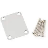 Fender Vintage-Style Halsplatte Ohne Logo Chrom