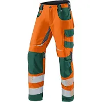 Kübler REFLECTIQ Sommerhose PSA 2 warnorange/moosgrün 31 - 2407 8343-3765-31 - warnorange/moosgrün