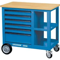 Gedore 1502 Rollwerkbank mit 6 Schubladen, 6620540