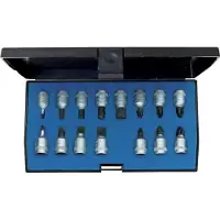 Gedore INS 20 PM Schraubendreher-Satz 1/4" 15-teilig IN-IS-PH-PZ