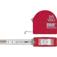 Bmi Taschenbandmass mit Sichtfenster 3 m x 16 mm m.Zirkel