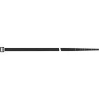 SAPISELCO Kabelbinder SEL.FIT, L 360 x B 7,5 mm, PA 6.6 schwarz, innenverzahnt, Bündel-Ø 101 mm, Zugbelastung 460 N