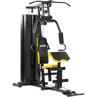 Weimar Dione HG3 - Fitnessstation - Multi-Gym - Krafstation - Mit 45 kg Gewichte - Erweiterbar auf 100 kg - Homegym