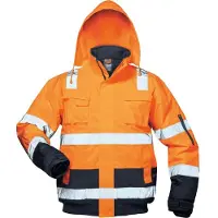 Magni Elysee Warnschutz Pilotjacke "Jonas" Grösse, 1 Stück, L, orange/blau, 23545-L