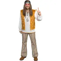 Metamorph Hippie Kostüm Mann Fasching Karnevalskostüm Herren