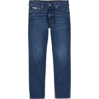 Calvin Klein Jeans Herren Slim Taper Jeans in Blau – Wasch-Effekt & 5 Taschen
