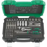 Fortis 4317784707787, 1/4", 61 Kopf/Köpfe, Chrom-Vanadium-Stahl