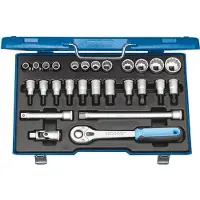 Gedore D 19 IMU-10 Steckschlüssel-Satz 1/2", 27-teilig, UD-Profil, 10-30 mm, 6140090