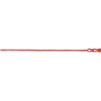 SAPISELCO Kabelbinder CLICKTIE, PE rot, L 320 mm, B 4,4 mm, Bündel-Ø 83 mm, Kugelverschluss, 100 Stück