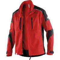 Kübler Activiq Jacke Mittelrot/Schwarz 3XL