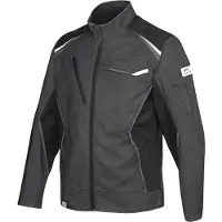 Kübler Jacke ICONIQ cotton anthrazit/schwarz Form 1140 Grösse XL