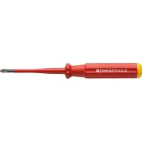 PB Swiss Tools Slim Elektriker-Schraubendreher für Phillips, Classic vollisoliert