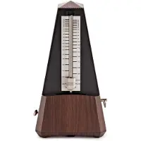 Gear4Music Mechanisches Metronom mit Thermo-Hygrometer von