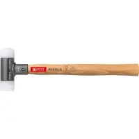 PB Swiss Tools Rückschlagfreier Hammer, mit Nylon-Einsätzen, Hickory-Stiel, 35 mm