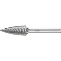 PFERD 21123456 Fræsestift Spidsbue Længde 70 mm Mål, Ø 12 mm Arbejdslængde 30 mm Skaftdiameter 6 mm