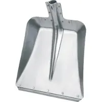Kerbl Professionelle Aluminium-Schaufel Größe 9 mit Rand