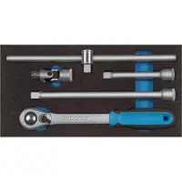 Gedore 1500 CT1-1993 U-20 Zubehör für Steckschlüsseleinsätze 1/2" in Check-Tool-Modul, 2309114