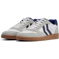 Hummel Handball Perfekt NS Indoor Schuhe Sneaker weiß/grau/blau 232725-9109, Schuhgröße:39 EU