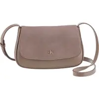 Calvin Klein Handtasche Ck Brushed Flap Camera Bag LV04F3409G Beige