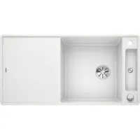 BLANCO Granitspüle "AXIA III XL 6 S-F" 1 Stk. tlg. inklusive gratis Esche-Compound-Brückenschneidebrett