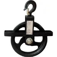 Magni IHTec Seilrad 190 mm Baurolle 200 kg für Seile von 18 - 22 mm