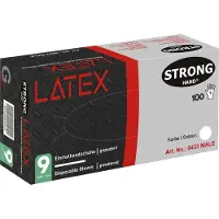 Stronghand Einweghandschuhe Male Grösse L (9) hellbeige Latex EN 420 PSA-Kategorie I