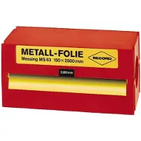 Record Metallfolie Stahl rostfrei 150 x 2500 x 0,300 mm