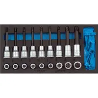 Gedore 1500 CT1-ITX 19 LKP Satz Schraubendrehereinsätze 1/2" in Check-Tool-Modul, 2308940