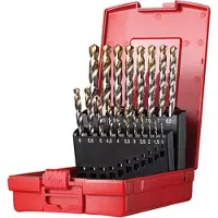 DORMER HSS TiN Coated Jobber Drill Set 1-10mm