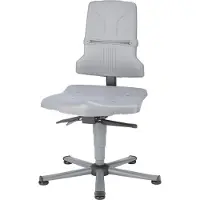 BIMOS Arbeitsdrehstuhl Sintec B mit Gleitern und Sitzneigung Sitz-Höhe 430-580mm - S9810 -1000