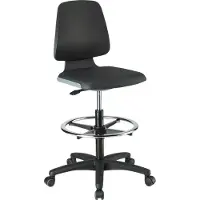 Magni Stuhl Labsit 4 anthrazit Kst.-Leder,m.Rollen 4016849592183