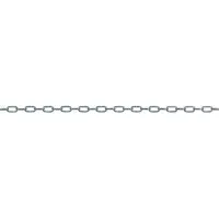 Posamo Uhrkette Psamo 1,4 mm Stahl schwarz verzinkt, Meterware