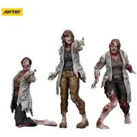 Joy toy Zombie Dark Source Actionfiguren 3er-Pack Wissenschaftler (weiblich) 8 cm