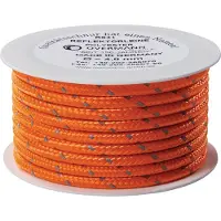 Overmann Reflektorschnur Safety Reflector Länge 100 m Ø 2 mm Polyester orange