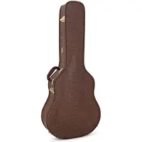 Gear4Music Deluxe Jazz-Gitarrenkoffer mit gewölbtem Deckel von