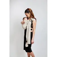 Love Radius No Knot Woven Tragetuch, White Gold