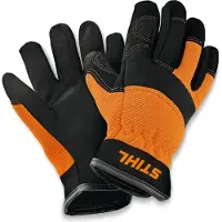 Stihl Kinderarbeitshandschuhe - M (7 - 10 Jahre) - schwarz / orange